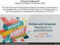 November 2020 - Adapt to be Adept e-Conference