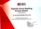 DBS Digitally Savvy Banking Bronze Award DBS Digitally Savvy Banking Bronze Award