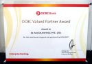 OCBC Valued Partner Award 2016/2017 OCBC Valued Partner Award 2016/2017