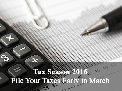 Singapore Tax Season 2016 – File Your Taxes Early in March