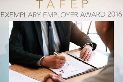 3E Accounting Winner of TAFEP Exemplary Employer Award 2016