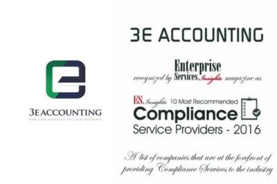 Enterprise Services Insights Ranks 3E Accounting Pte Ltd among the Top 10 Premium Compliance Service Providers in the APAC Region
