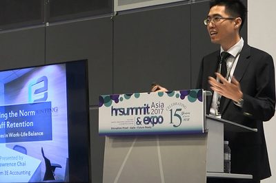 Managing Director of 3E Accounting, Lawrence Chai, Invited Speaker for HR Summit & Expo Asia 2017