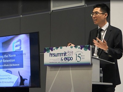 Managing Director of 3E Accounting, Lawrence Chai, Invited Speaker for HR Summit & Expo Asia 2017
