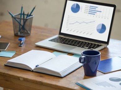 Office workplace. Close-up of interior Office workplace. Close-up of interior