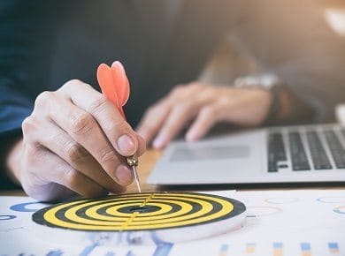 Business strategy success target goals. Business strategy success target goals.