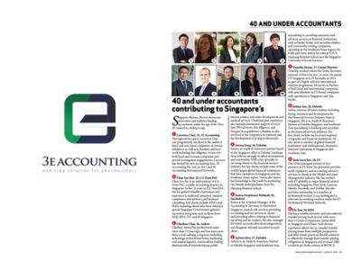 Singapore Business Review: 40 and under Accountants