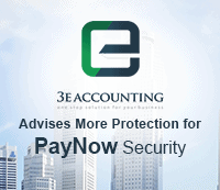 3E会计建议为PayNow的安全性提供更多保护 3E Accounting Advises More Protection in Place for PayNow Security