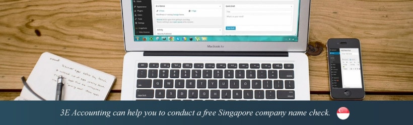 3E Accounting can help you to conduct a free Singapore company name check.