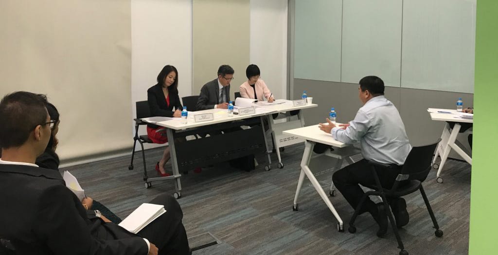 Invited by WSG as the Panel of Interviewers on July 2017