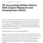 TechCompanyNews - 3E Accounting Makes History With Digital Research And Development (R&D)