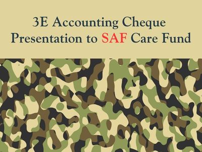 3E Accounting Cheque Presentation to SAF Care Fund