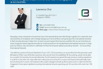 Accounting Services Firm of the Year in Singapore Accounting Services Firm of the Year in Singapore