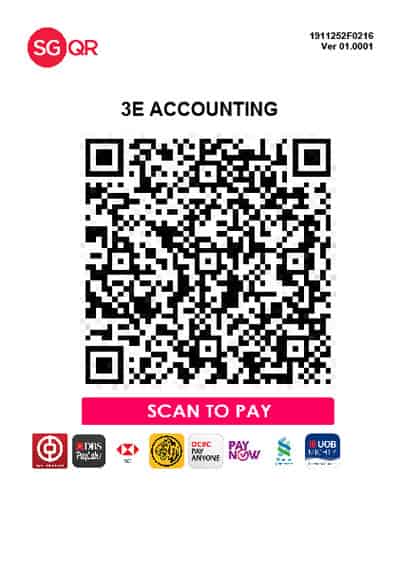 3E Accounting Singapore SGQR Code