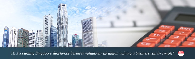 3E Accounting Singapore Functional Business Valuation Calculator