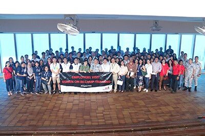 Employer Visit to SAF Naval Diving Unit NSmen ICT