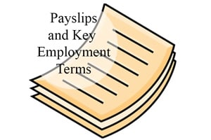 Issue Itemised Payslips and Key Employment Terms to Employees