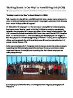 Employer Visit to SAF Naval Diving Unit NSmen ICT