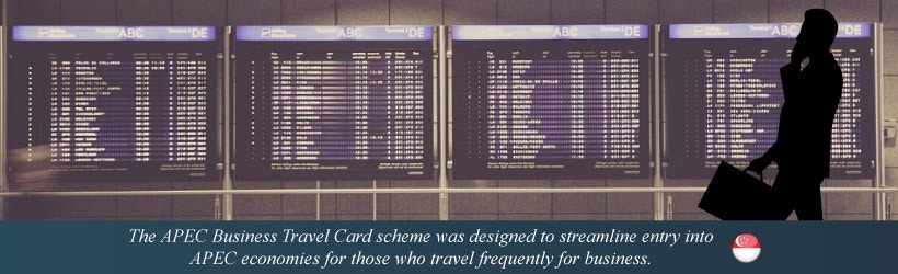 The APEC Business Travel Card scheme was designed to streamline entry into APEC economies for those who travel frequently for business.
