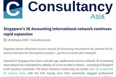 Consultancy.asia: 3E Accounting International Continues Rapid Expansion Consultancy.asia: 3E Accounting International Continues Rapid Expansion