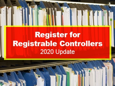 Register for Registrable Controllers 2020 Update