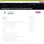SGUnited Job Casual Part Time Software Engineer