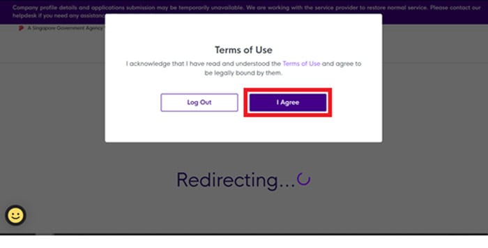 Step 3 – Once done, click “Agree”