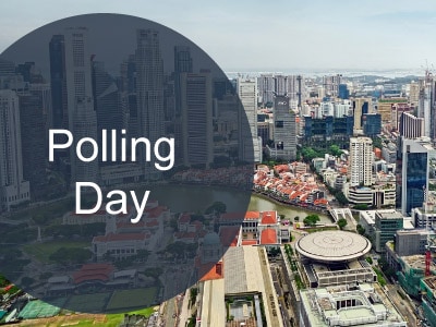 Polling Day occurs once every 4 to 5 years in Singapore
