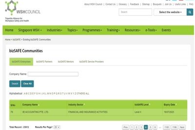 3E Accounting First in Industry to Achieve bizSAFE Level 4