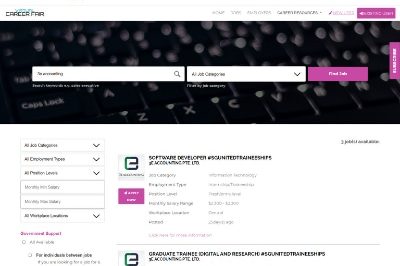 Virtual Career Fair - 3E Accounting SGUnited Traineeship