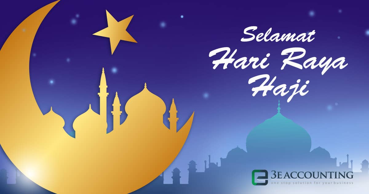 Hari Raya Haji 2020  Happy Hari Raya Haji by 3E Accounting Singapore