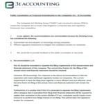 Public Consultation on Proposed Amendments to the Companies Act -3E Accounting