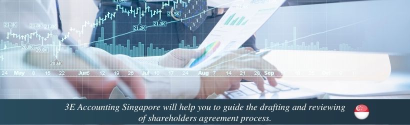 3E Accounting Singapore will help you to guide the drafting and reviewing of shareholders agreement process.