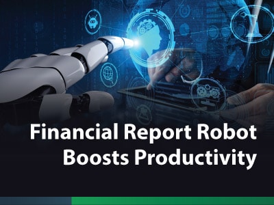 3E Accounting Is First SMP to Launch Financial Report Robot
