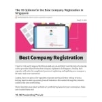 BestinSingapore Recommends 3E Accounting for Accounting, Book-keeping, Company Registration & Incorporation Services