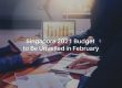 Singapore 2021 Budget to Be Unveiled in February