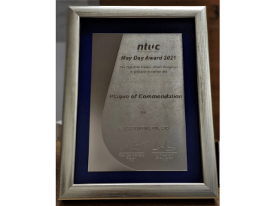3E Accounting Conferred Plaque of Commendation at May Day Awards 2021 