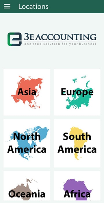 Search for any of our 3E Accounting offices and our partners’ global offices.