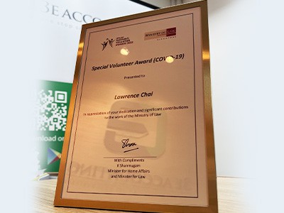 3E Accounting Bestowed with the Special Volunteer Award (COVID-19)