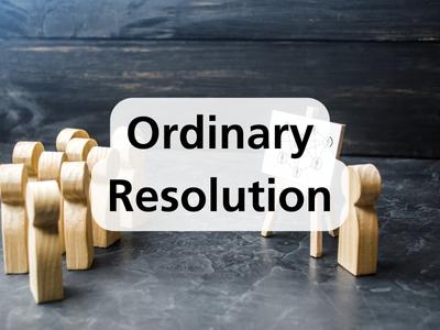 Ordinary Resolution