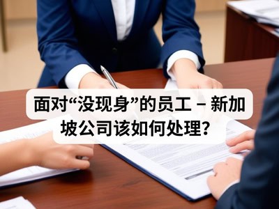 面对“没现身”的员工 - 新加坡公司该如何处理？