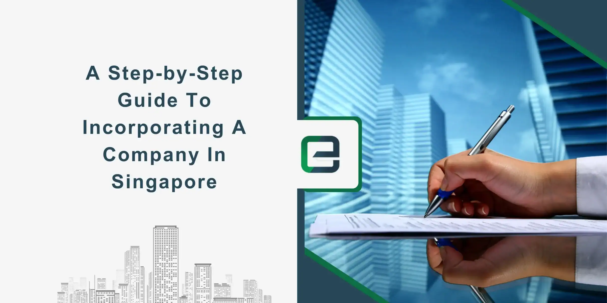 Business owners reviewing a guide on company incorporation in Singapore