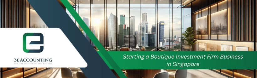 Starting a Boutique Investment Firm Business in Singapore