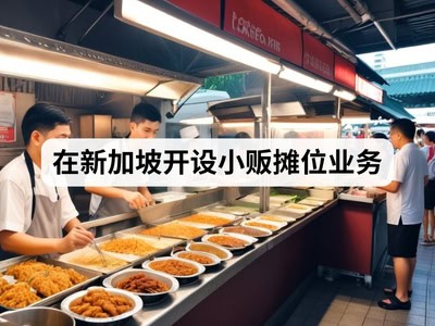 在新加坡开设小贩摊位业务