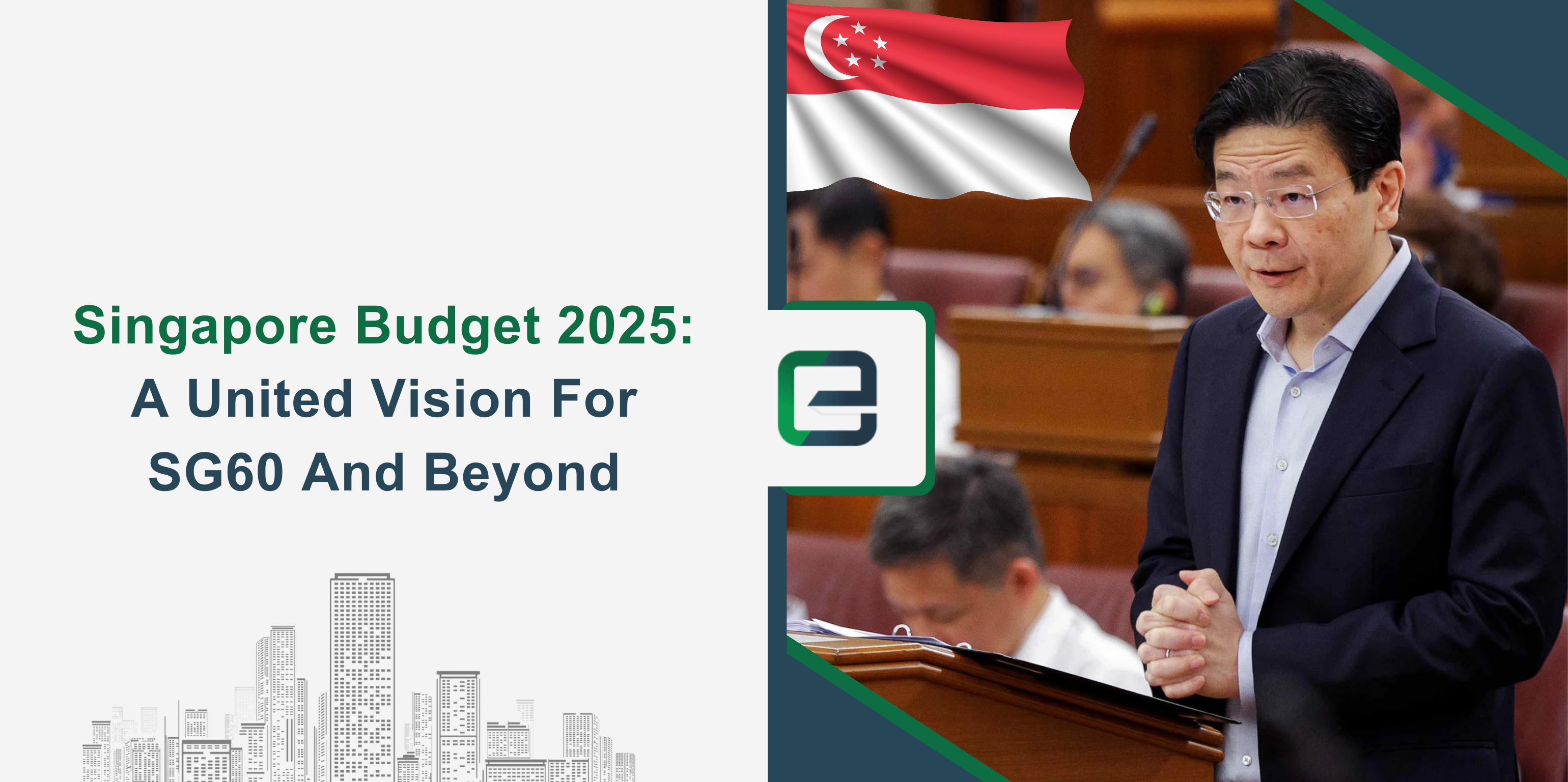 Singapore Budget 2025: A United Vision For SG60 And Beyond Singapore Budget 2025: Finance Minister presents a united vision for SG60 and beyond in a parliamentary session with Singapore flag backdrop