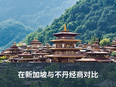 在新加坡与不丹经商对比