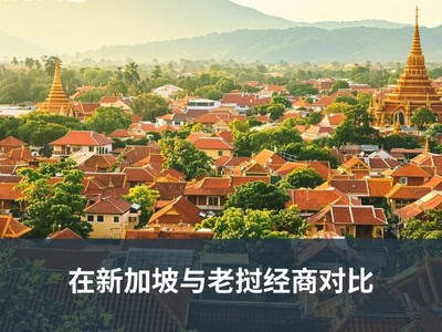 在新加坡与老挝经商对比