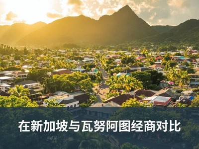 在新加坡与瓦努阿图经商对比