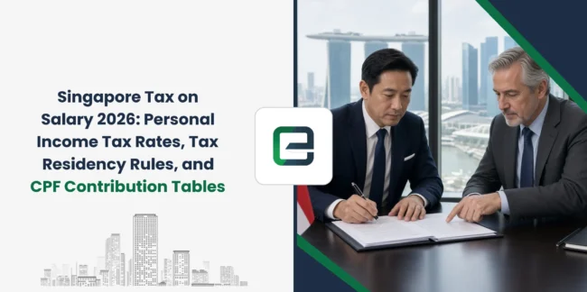 Singapore Tax on Salary 2026: Personal Income Tax Rates, Tax Residency Rules, and CPF Contribution Tables Singapore Tax on Salary 2026: Personal Income Tax Rates, Tax Residency Rules, and CPF Contribution Tables