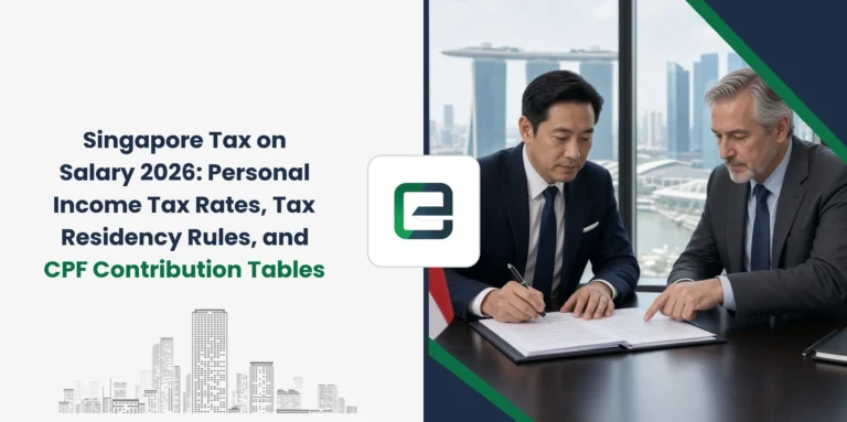 Singapore Tax on Salary 2026: Personal Income Tax Rates, Tax Residency Rules, and CPF Contribution Tables Singapore Tax on Salary 2026: Personal Income Tax Rates, Tax Residency Rules, and CPF Contribution Tables